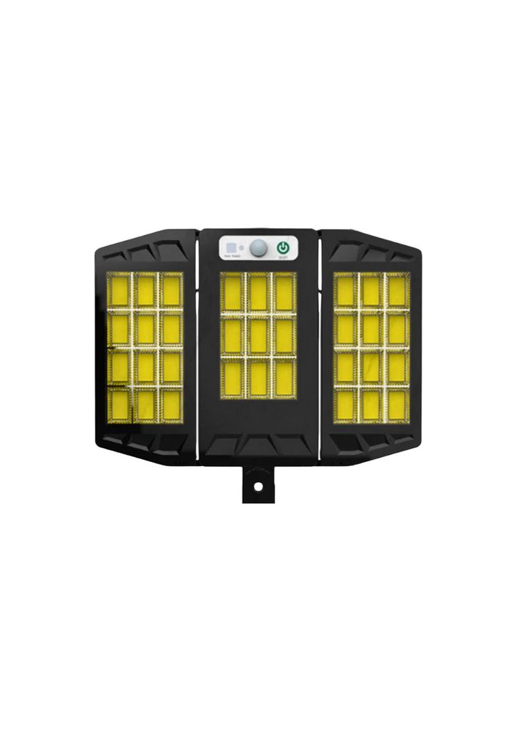 Lámpara Luz LED Solar 3 Paneles Jardín-1