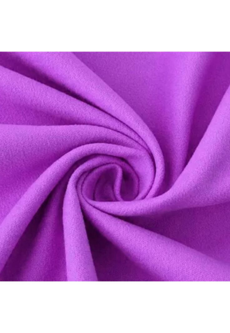 Set 3 Toallas Baño Viaje Microfibra Secado Rápido Violeta Claro-3