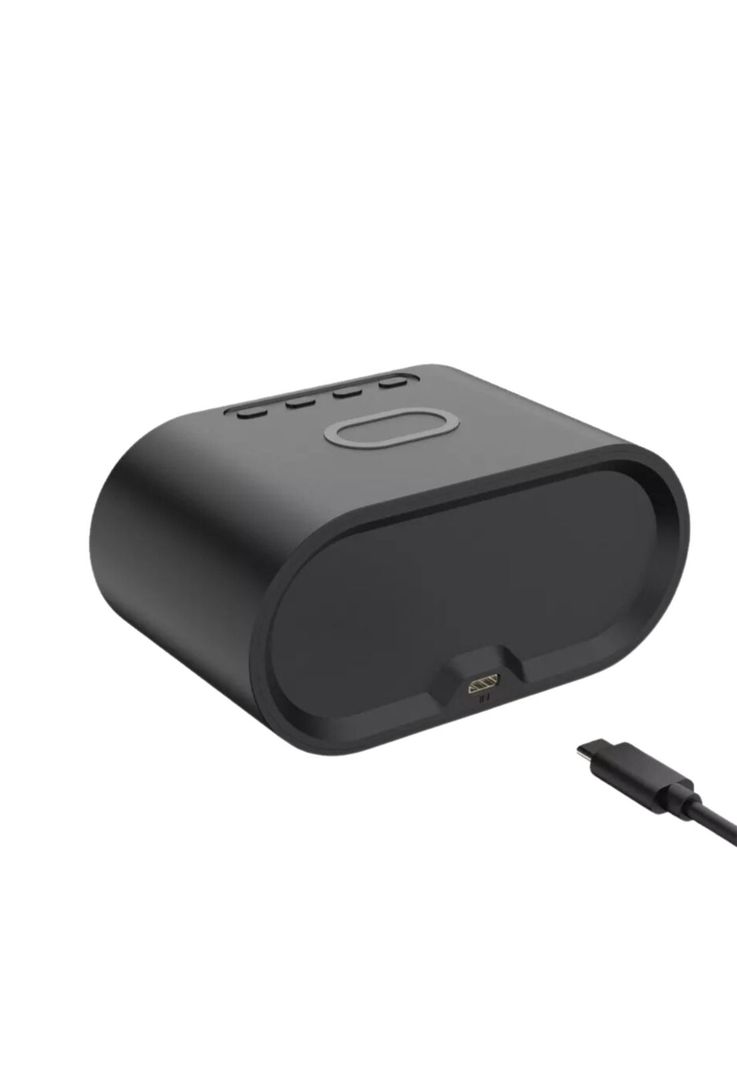 Reloj Digital Despertador Alarma Carga Inalámbrica Termómetro-2