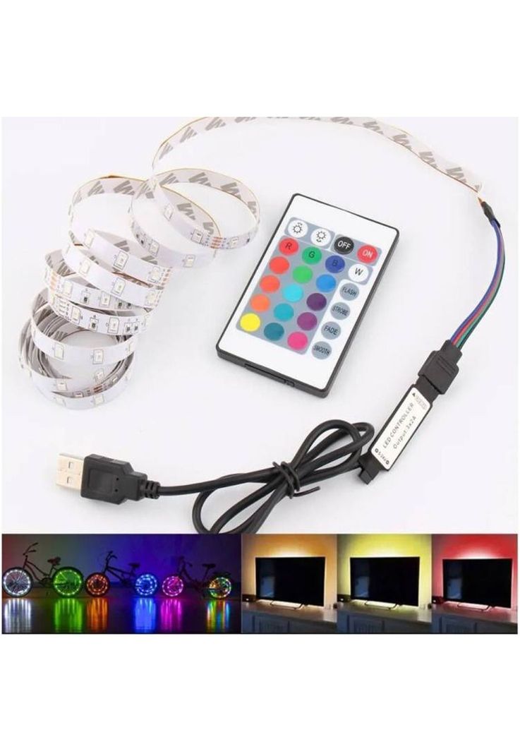 Cinta Tiras Luz LED Multicolores RGB 500 CM-3