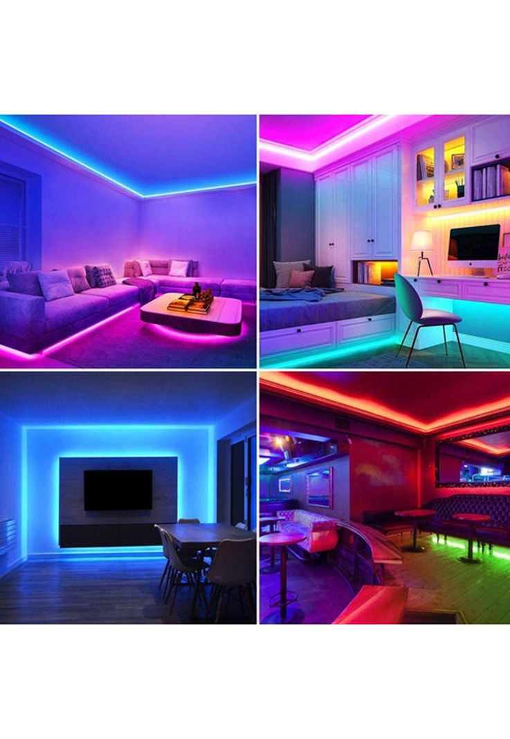 Cinta Tiras Luz LED Multicolores RGB 500 CM-4