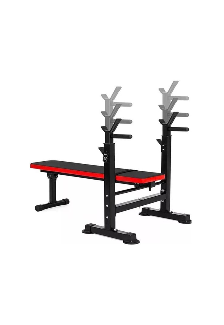 Banco Plegable Soporte Barra Gym-1
