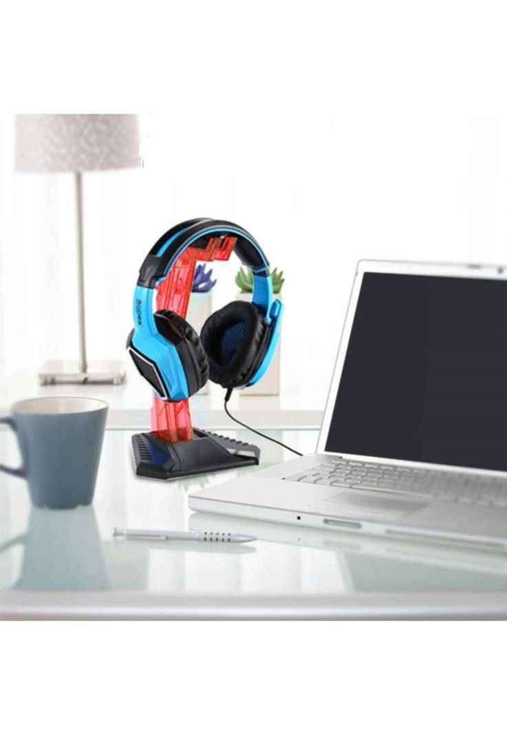 Base Soporte Audífonos PRO Gamer Rojo-4