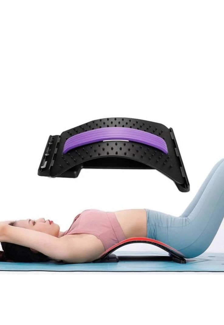 Tabla Masajeador Lumbar Espalda Relajación Alivio Dolor Ajustable 3 Niveles-4