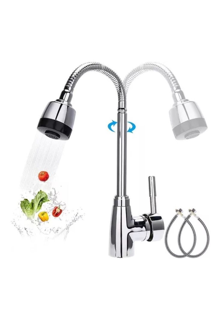 Llave Grifo Monomando Lavaplatos Extensible Profesional-2