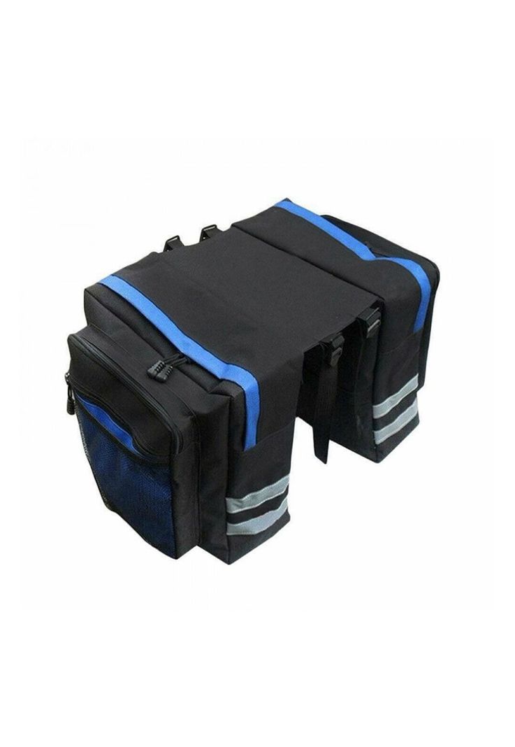 Bolso Bicicleta Organizador Tela 70x30x12 CM Azul-0