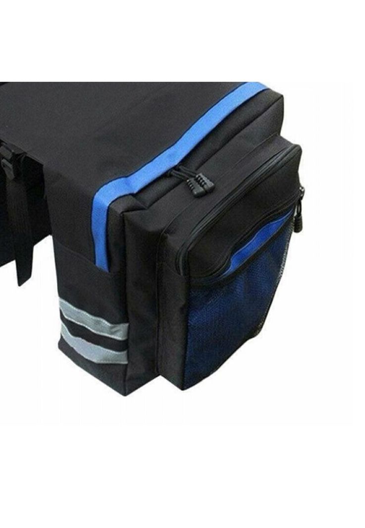 Bolso Bicicleta Organizador Tela 70x30x12 CM Azul-1
