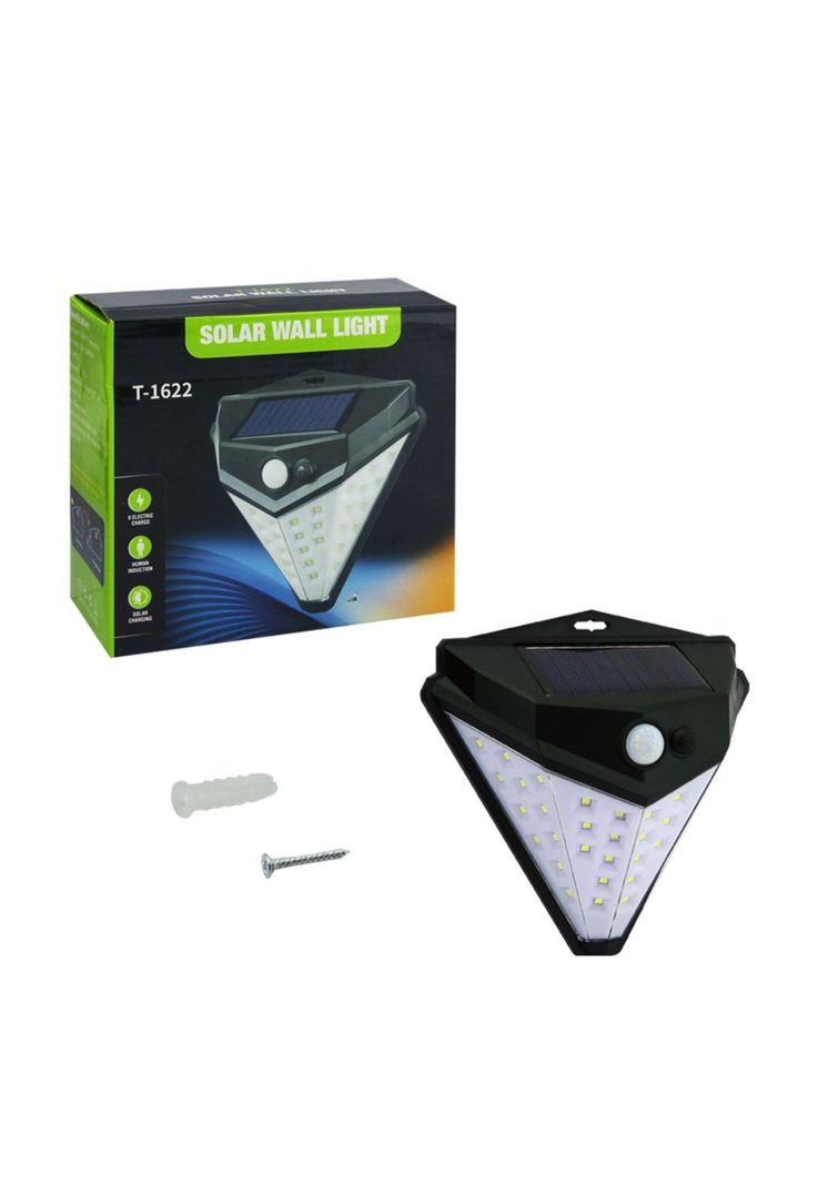 Foco Solar 39 LED Mini Aplique Pared Sensor-1