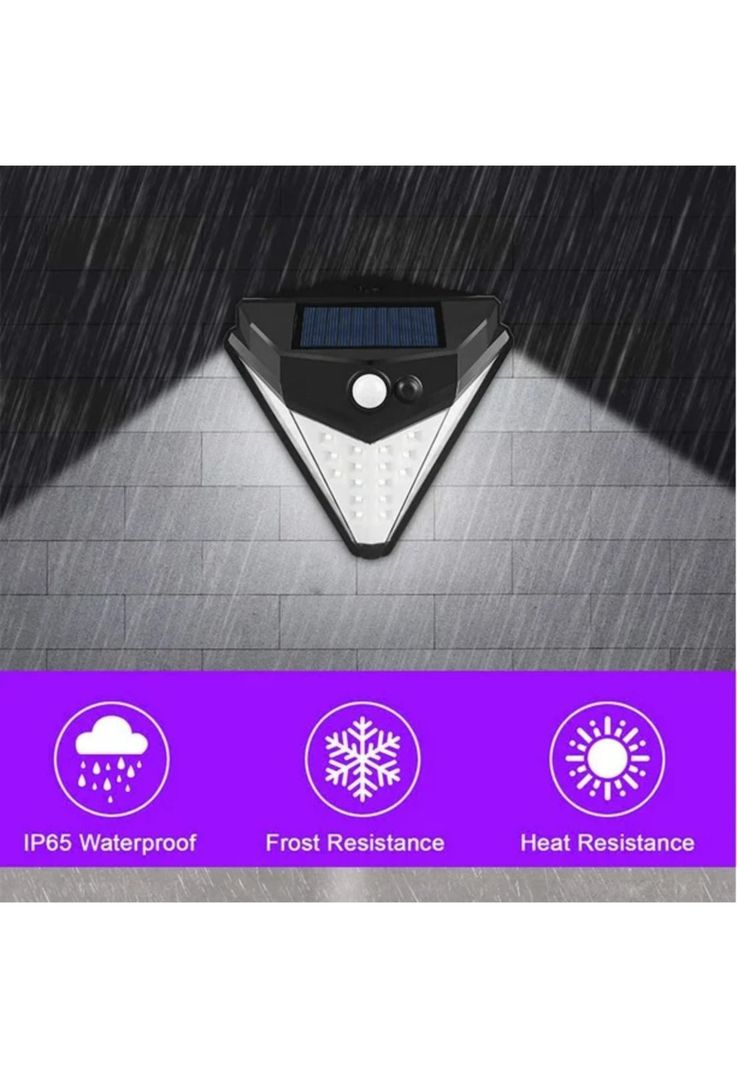 Foco Solar 39 LED Mini Aplique Pared Sensor-4