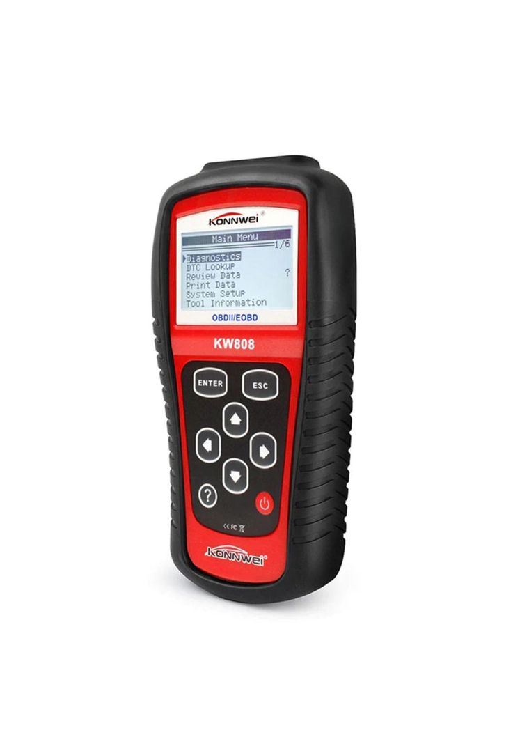 Escáner Digital Diagnóstico Paramétrico Auto Rojo-0