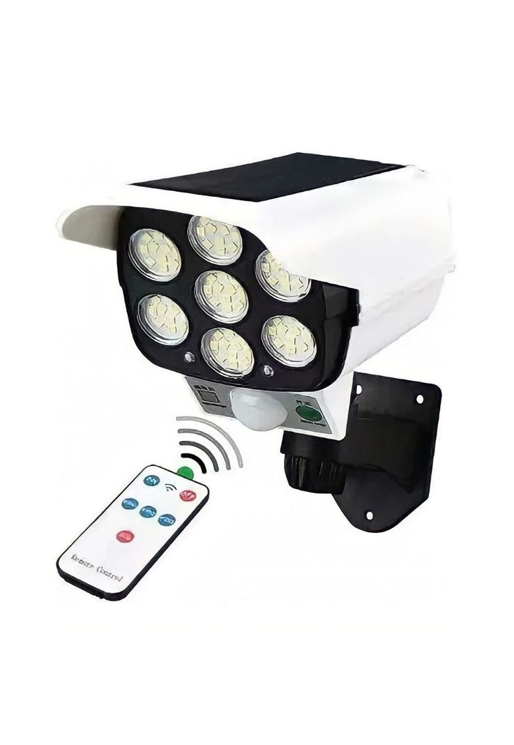 Foco Solar LED Cámara 150 Watt Sensor Movimiento-1