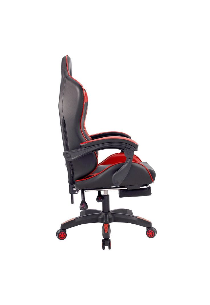 Silla Gamer Oficina Ajustable Reclinable Roja-1