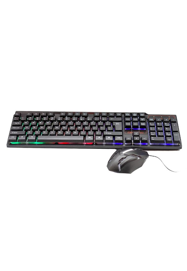 Kit Gamer Teclado + Mouse RGB Retroiluminado-0