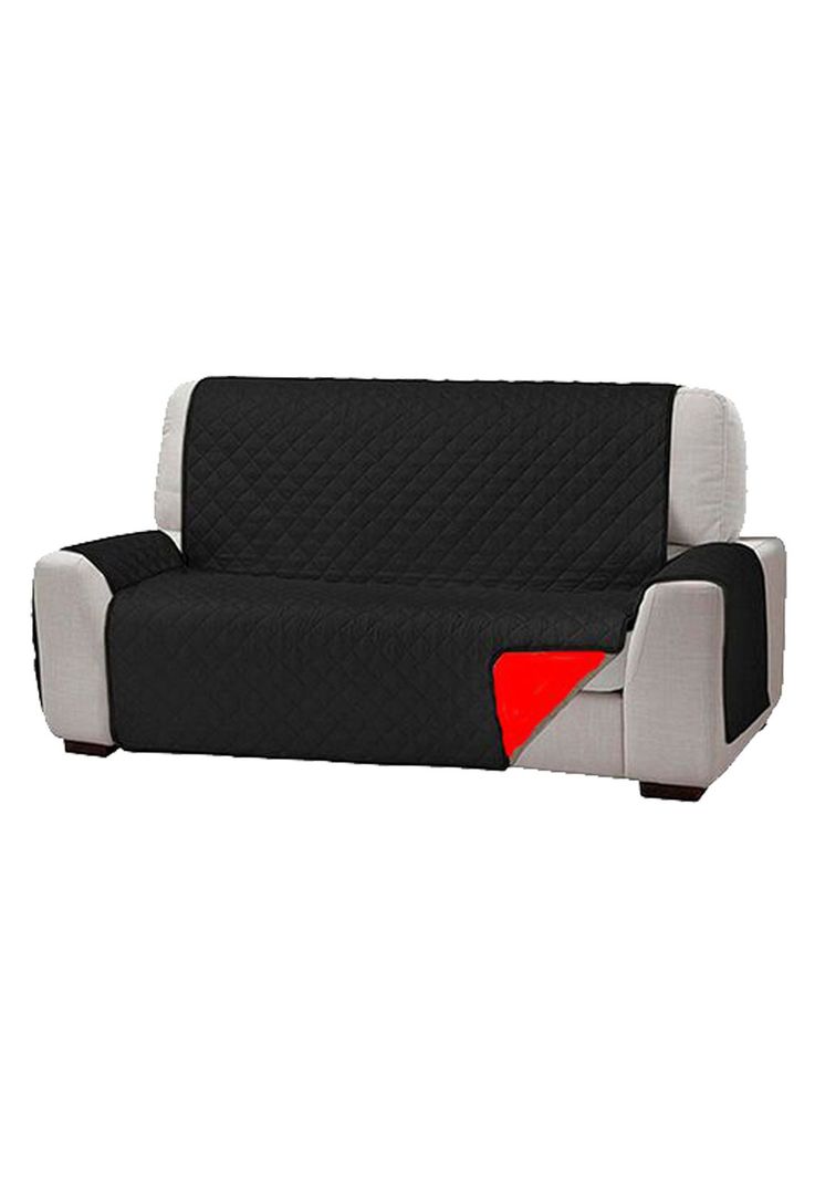 Funda Cobertor Protector Sofá Sillón 3 Cuerpos Negro-0