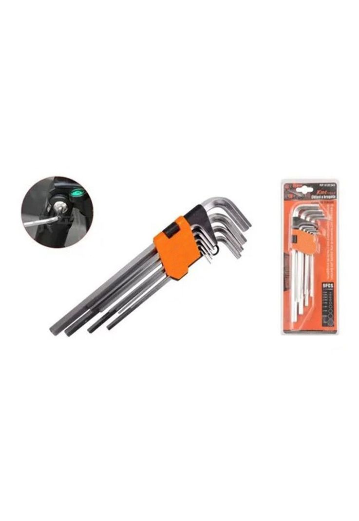 Set Herramientas Llaves Torque 9 Piezas 1,5 - 10 MM-4