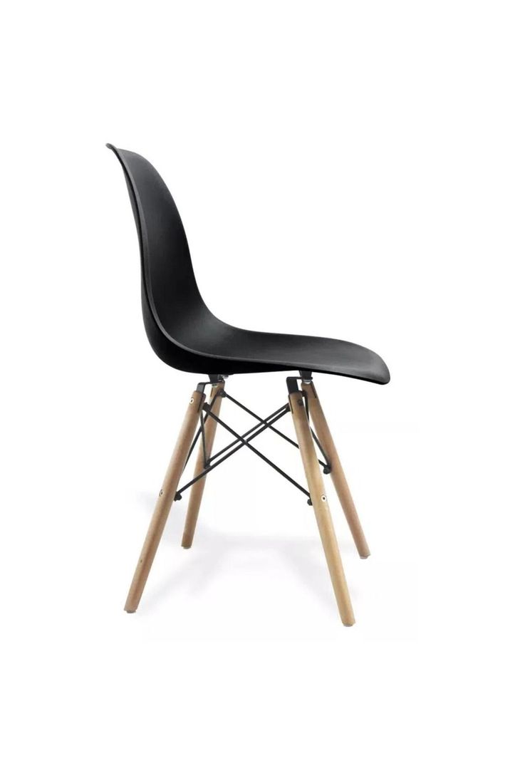 Silla Eames Hogar Comedor Negro-1
