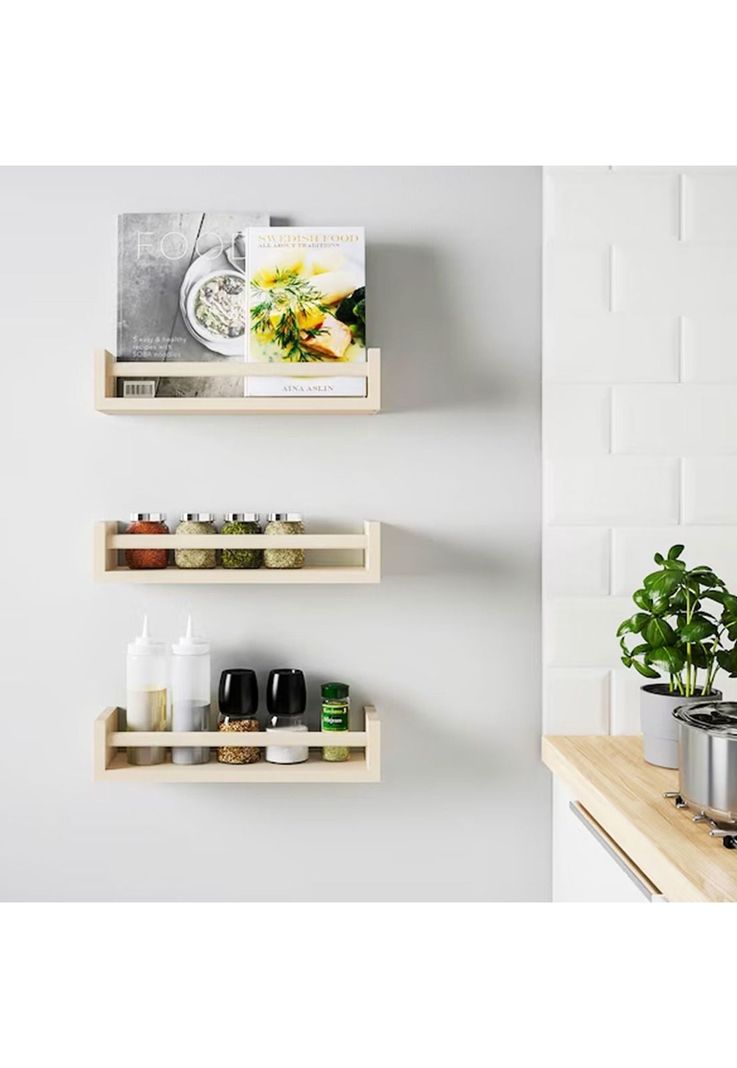 Repisa Organizador Pared Madera Pino 60X15X14 CM-4