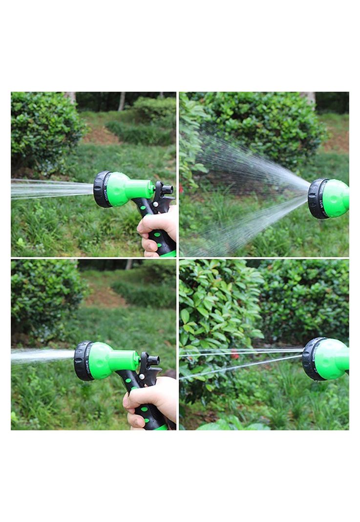 Manguera Reforzada Retráctil 30MTS Jardín Verde-5