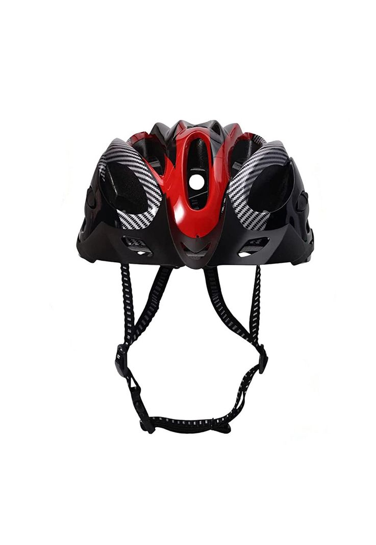 Casco Bicicleta Profesional Full Seguridad Rojo-1