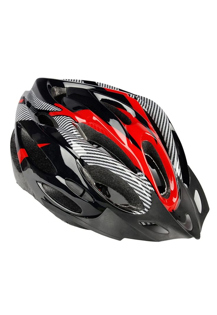 Casco Bicicleta Profesional Full Seguridad Rojo-2