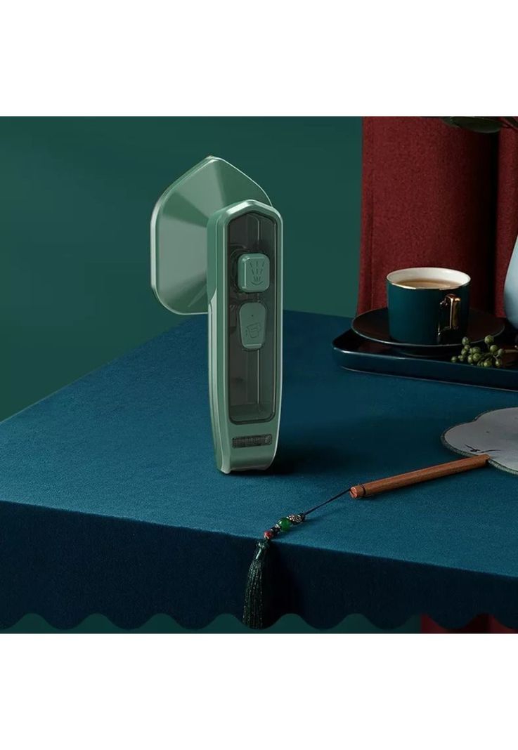 Mini Plancha Vapor Eléctrica Portátil Viaje Verde-5