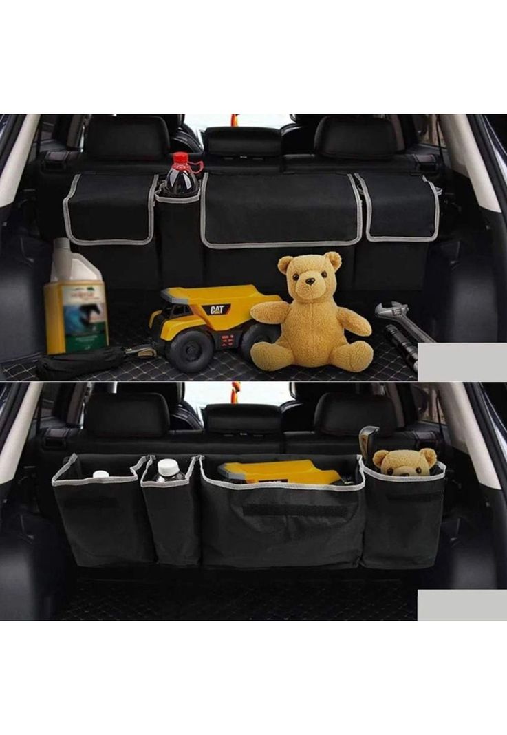 Organizador Asiento Automóvil Colgante Multiuso 4 Espacios 90x25 CM-5