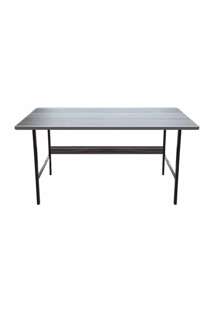 Escritorio Mueble Básico Madera Gris 100x72 CM-0