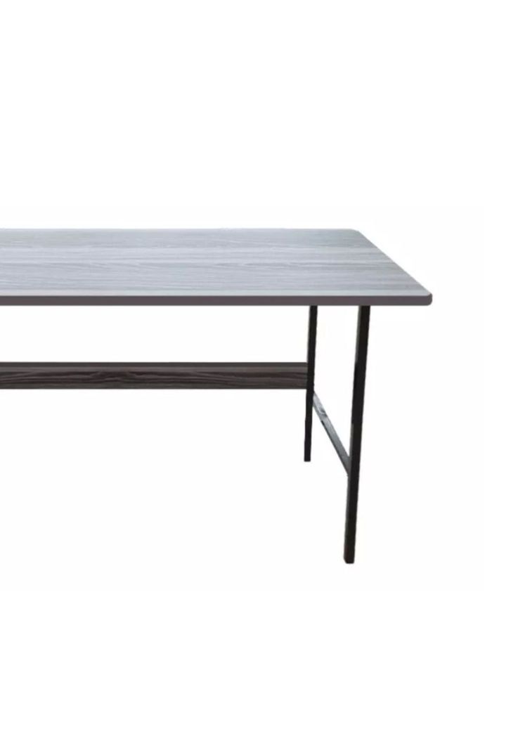 Escritorio Mueble Básico Madera Gris 100x72 CM-1