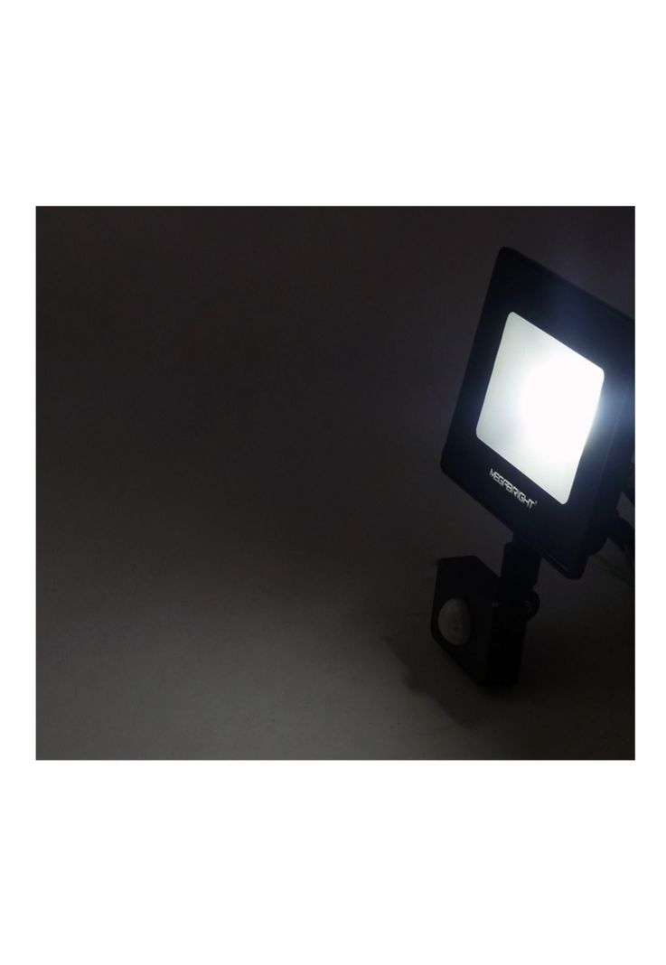 Foco LED Halógeno 10 Watt Sensor Movimiento Luz Fría Certificado-4