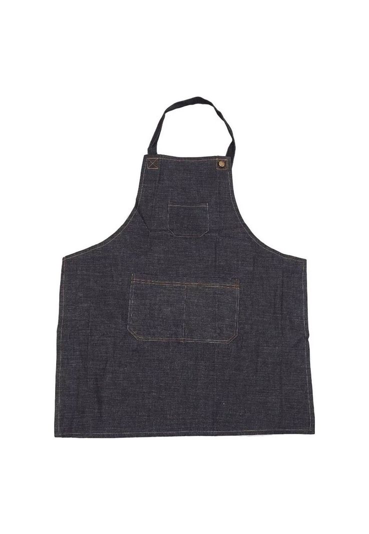 Pechera Delantal Mezclilla Jeans Cocina Asados-0