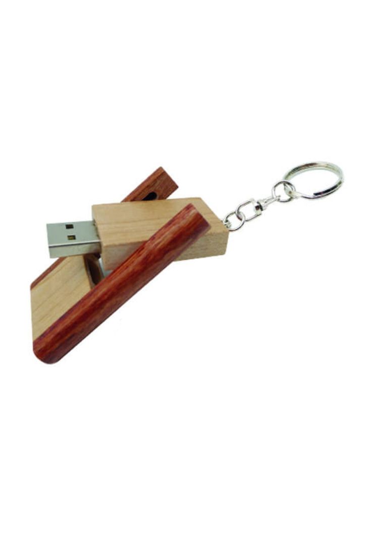 Pendrive Plegable Madera Llavero 16 GB-0