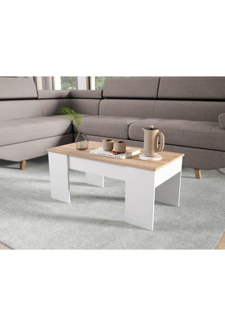 Mesa Centro Multifuncional Madera Natural-4