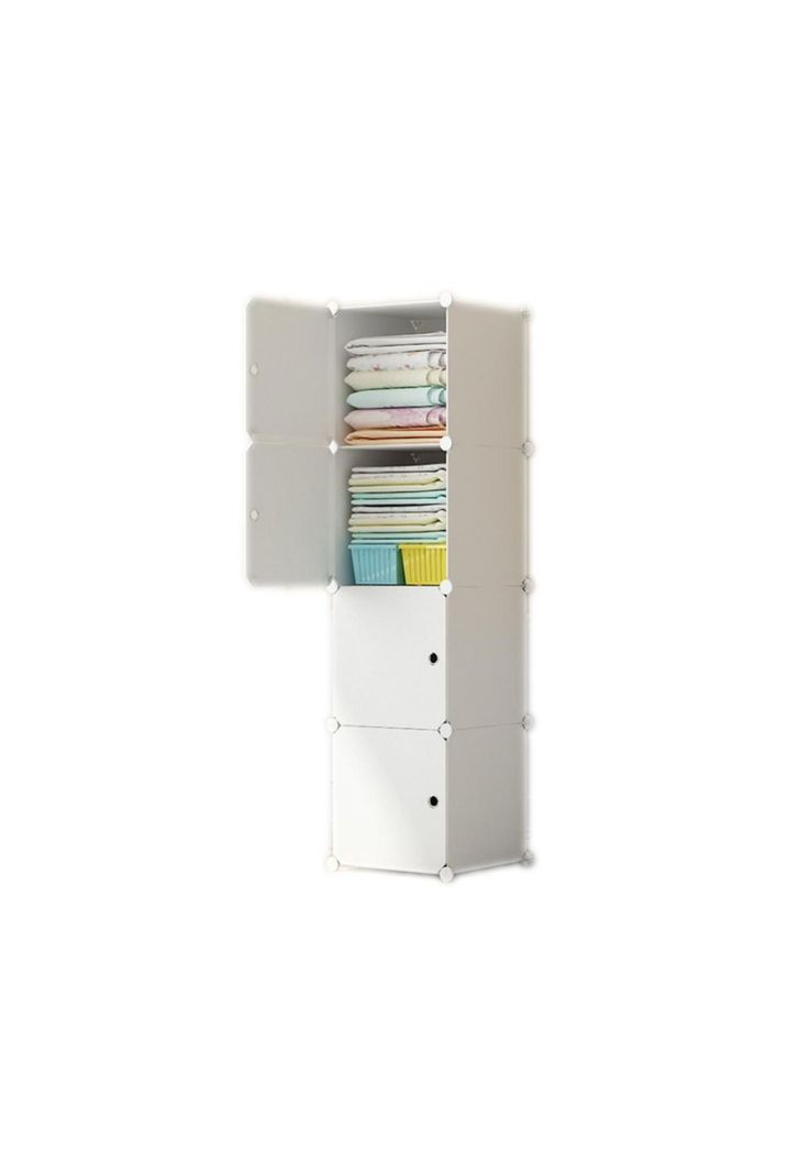 Organizador Closet Ropero Hogar 4 Módulos 127x32x44 CM Blanco-1