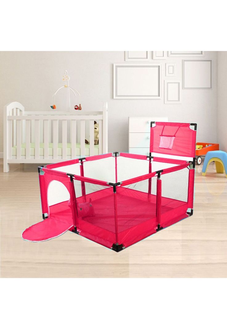 Corral Bebes Piscina Juego Interactivo Rojo-6