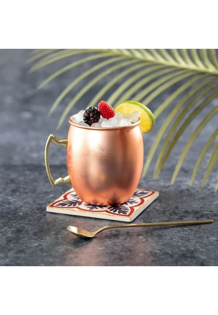 MUG Cocteles Vaso Moscow Mule Acero Inoxidable Keynes 500 ML Cobre-4
