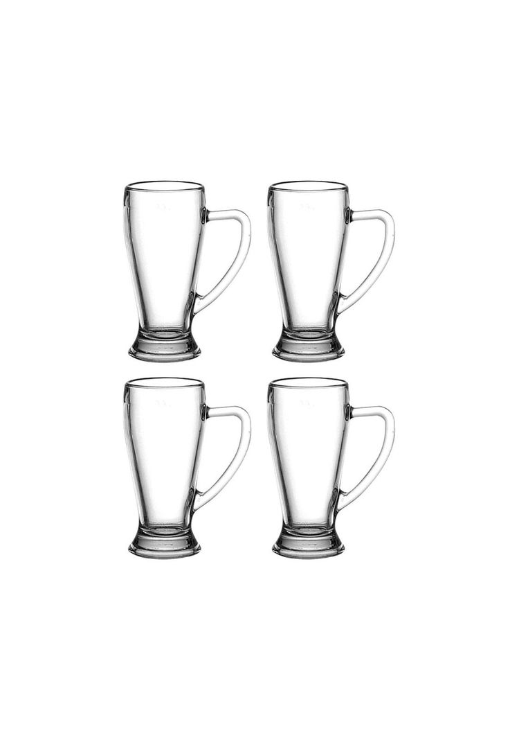 Set 4 Vasos Choperos Cervecero Munster Vidrio 300 ML-0