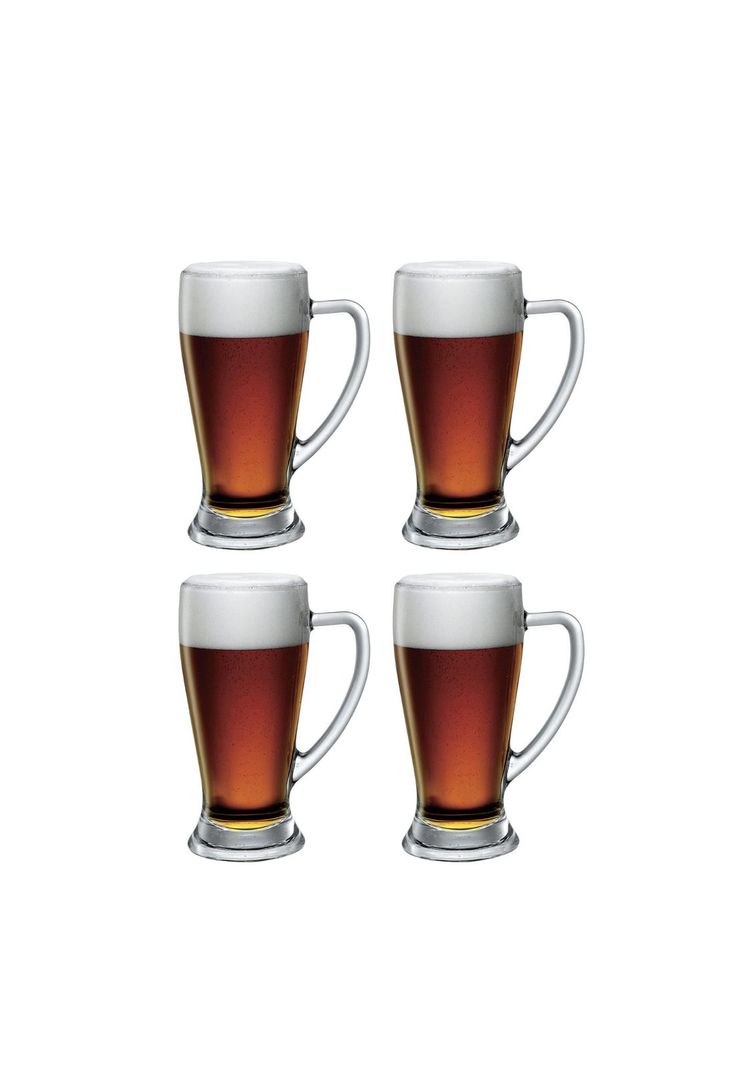 Set 4 Vasos Choperos Cervecero Munster Vidrio 300 ML-2