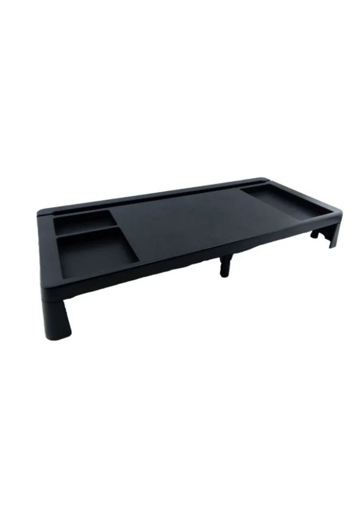Mesa Organizador Escritorio Base Monitor Negro-0