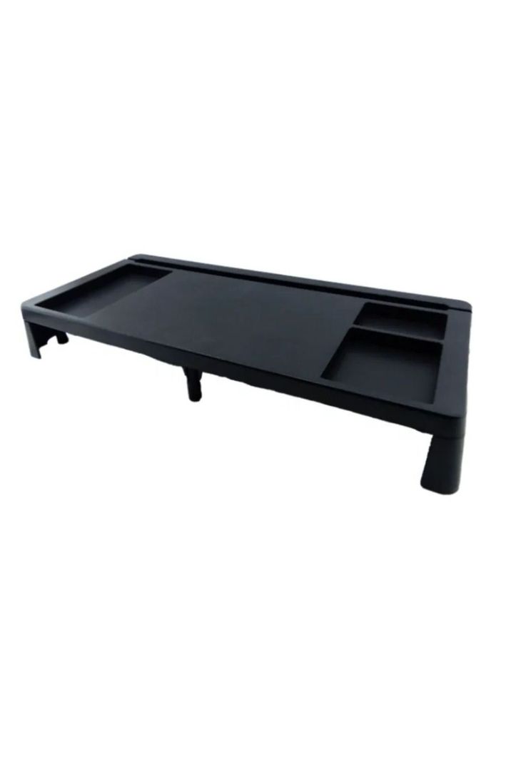 Mesa Organizador Escritorio Base Monitor Negro-2