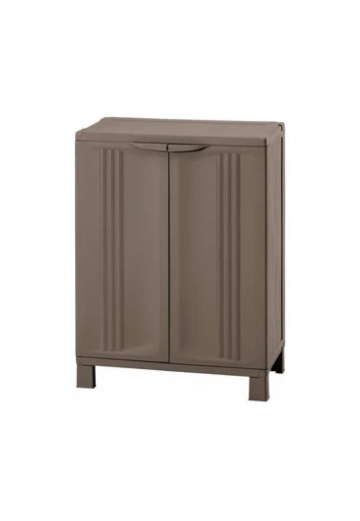 Armario Estante Mediano Plástico 6.5x39x91 CM Café-0