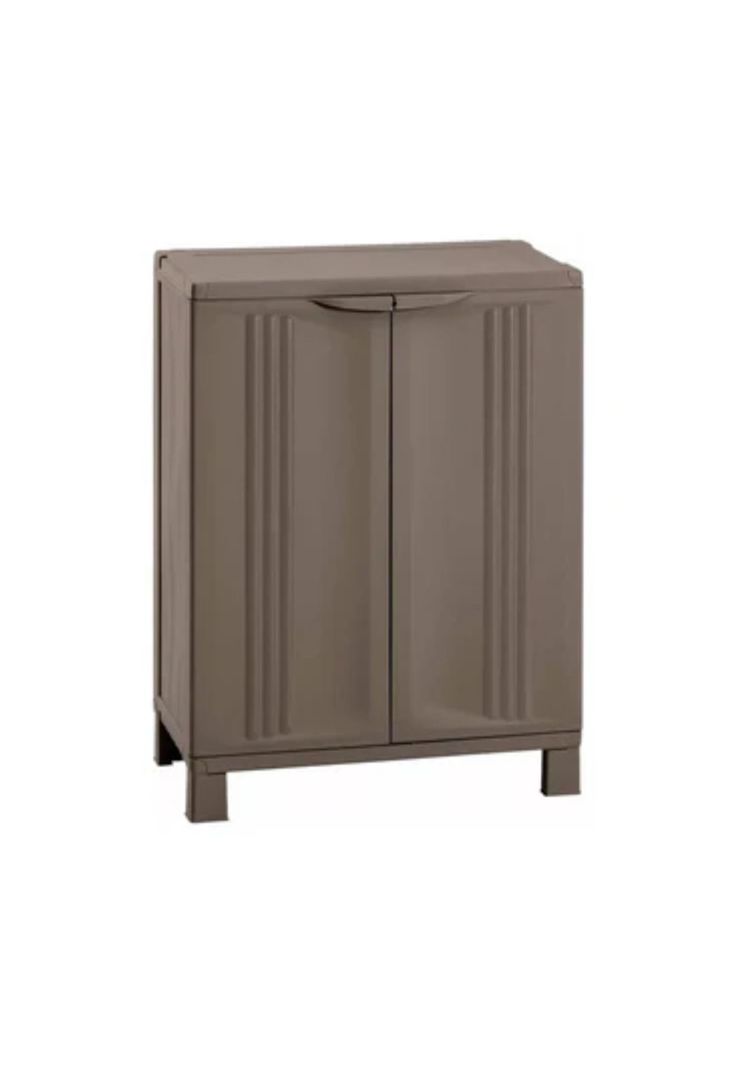 Armario Estante Mediano Plástico 6.5x39x91 CM Café-1