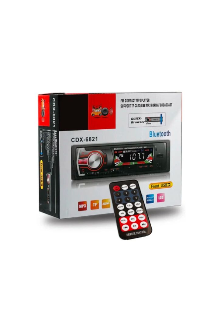 Radio Reproductor USB MP3 FM Auto LCD-1