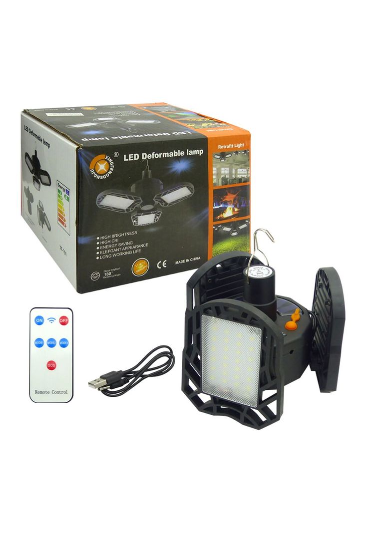 Foco Solar Extensible 3 placas 72 LED Control Remoto-3