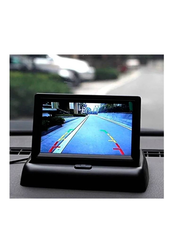 Pantalla Cámara Auto Retrovisor Retroceso Rebatible 4.3-5