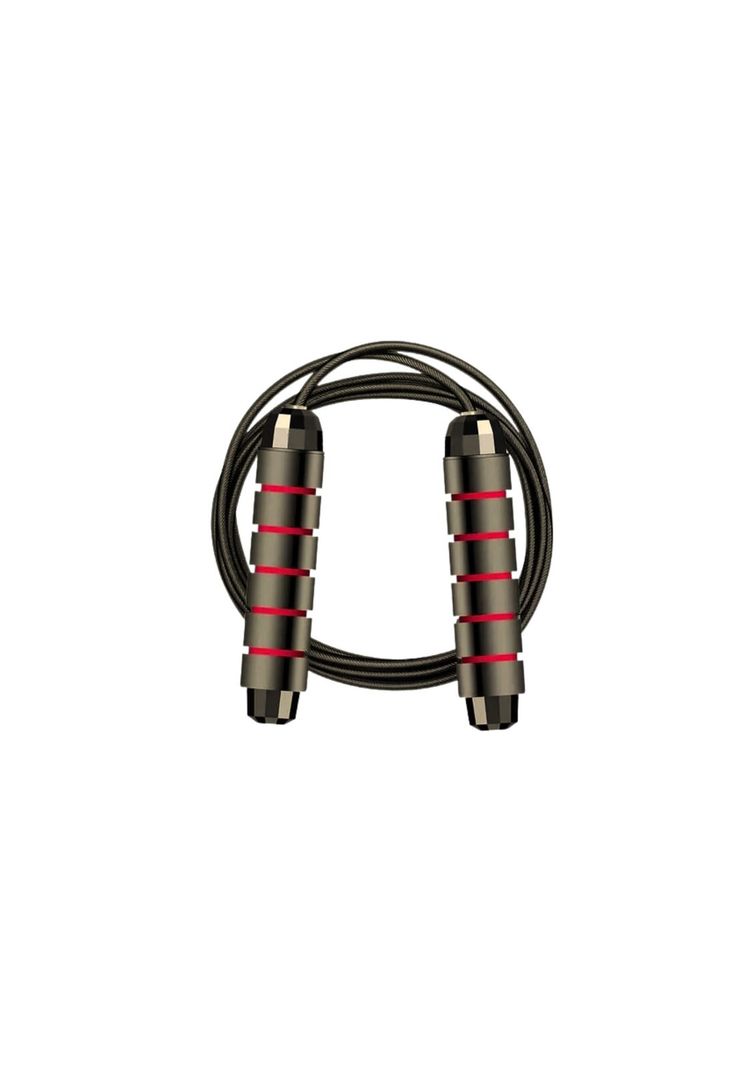 Cuerda Saltar Cardio Crossfit Deporte Rojo-3