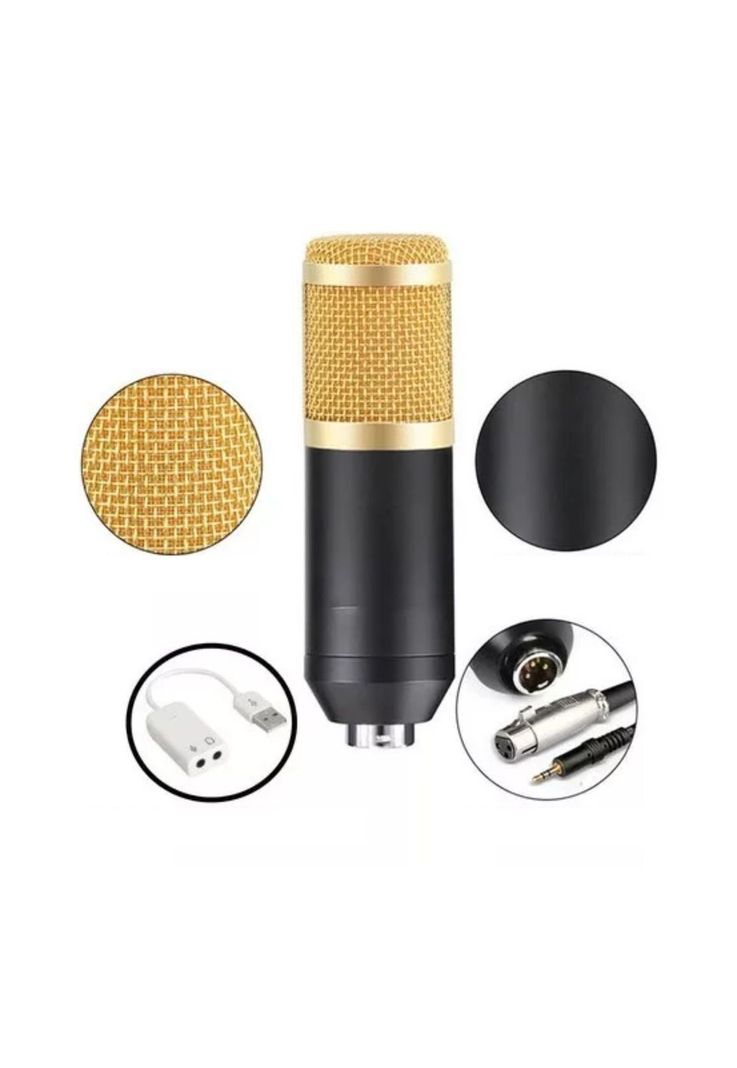 Set Micrófono Condensador Articulado Estéreo Profesional-1