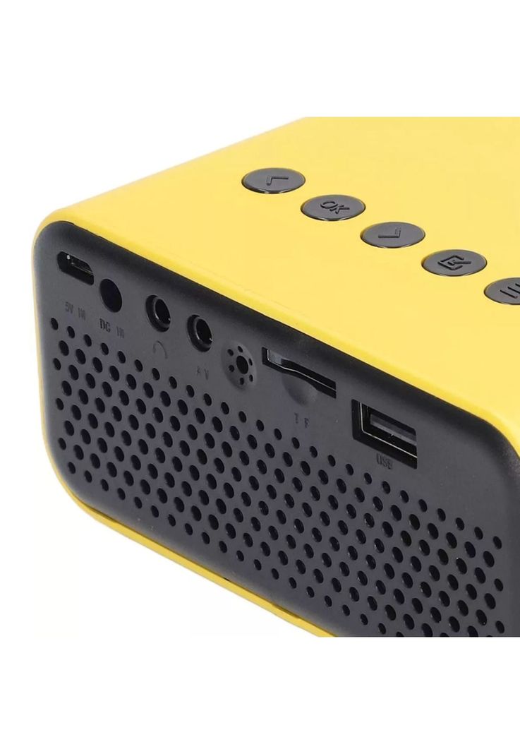 Mini Proyector Led Videos Yt500 Usb Amarillo-1