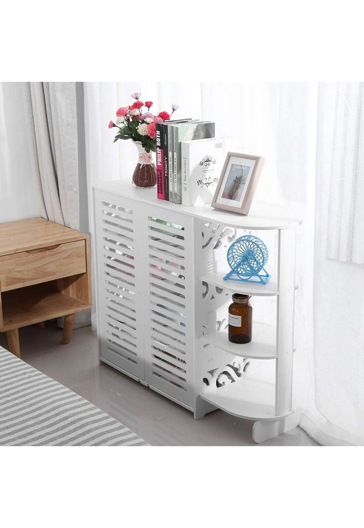 Mueble Zapatero Organizador Hogar 4 Niveles Blanco-3