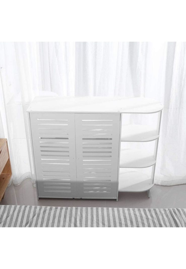 Mueble Zapatero Organizador Hogar 4 Niveles Blanco-8