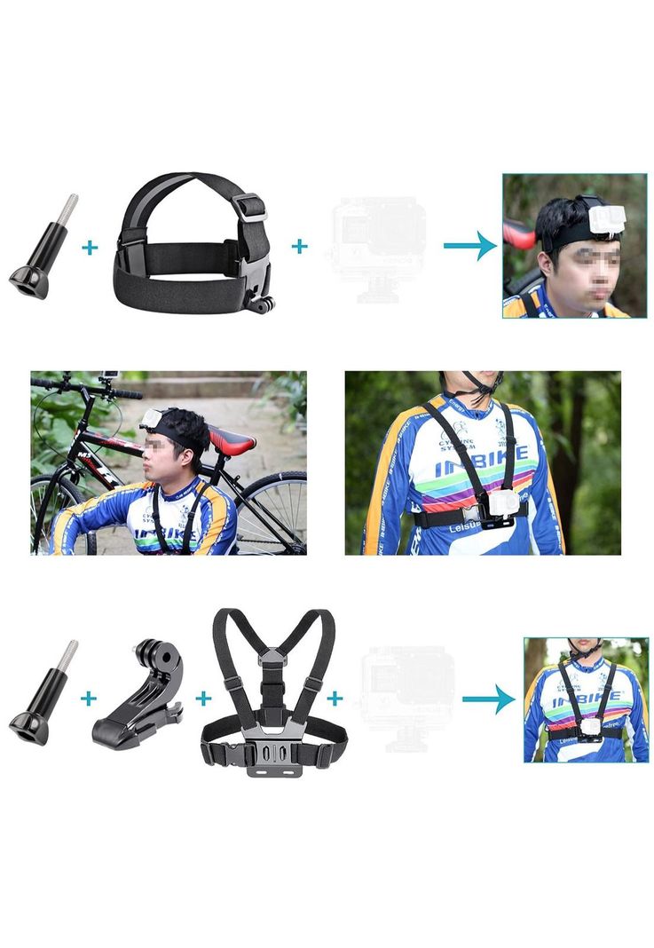 Kit 51 Accesorios Cámara Deportiva GoPro Estuche-2